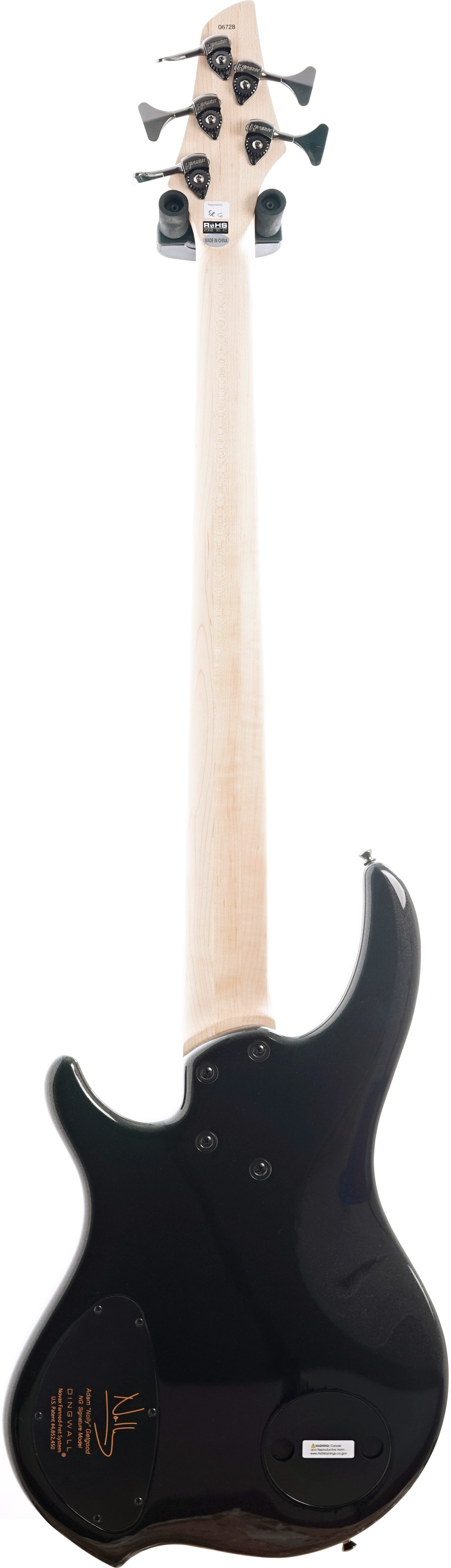 Dingwall NG2 5 String Metallic Black Maple Fingerboard