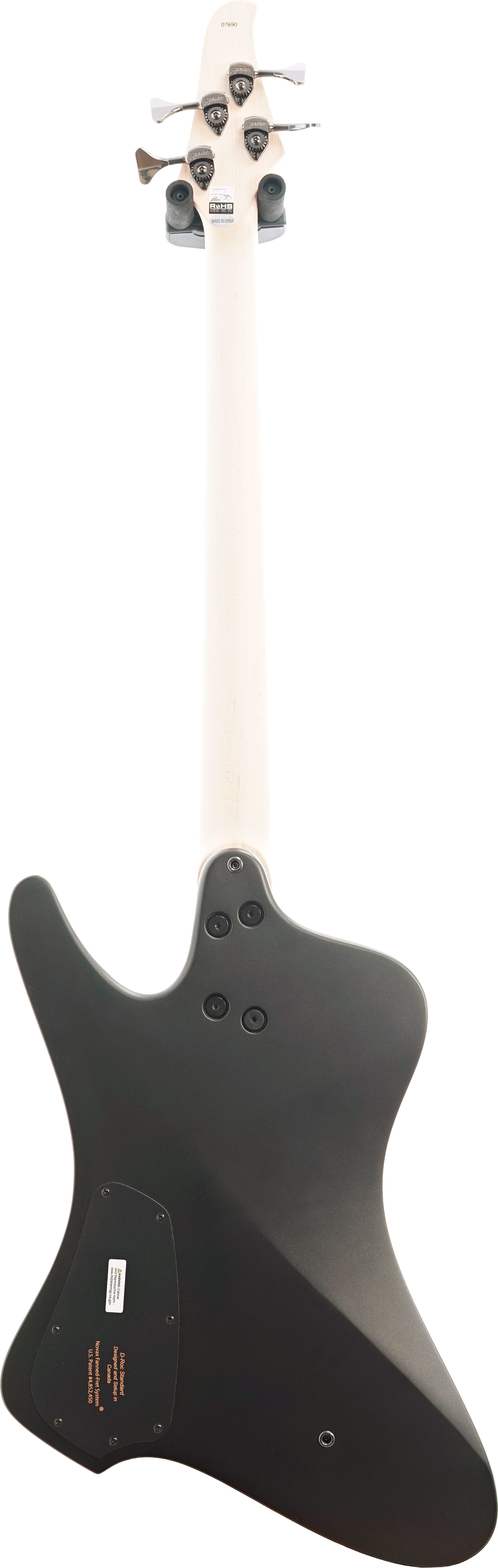 Dingwall D-Roc 4 String Matte Metallic Black Pau Ferro Fingerboard