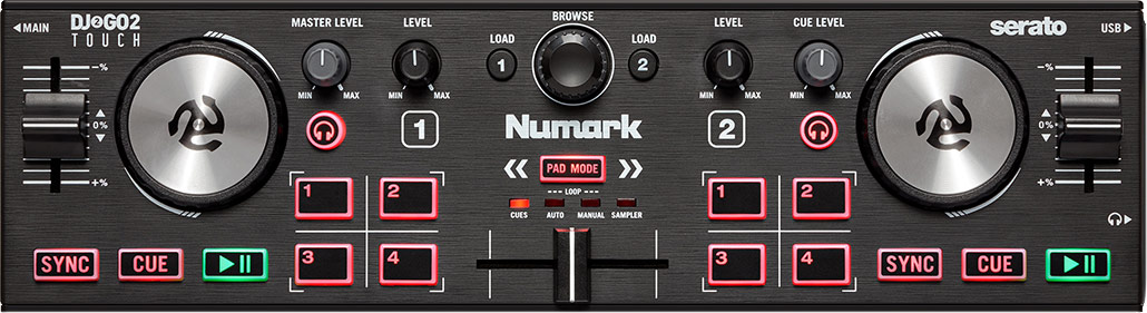 Numark DJ2GO2 Touch | guitarguitar