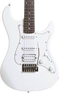 EastCoast EC-GS100H Arctic White Purple Heart HSS White Scratch Plate