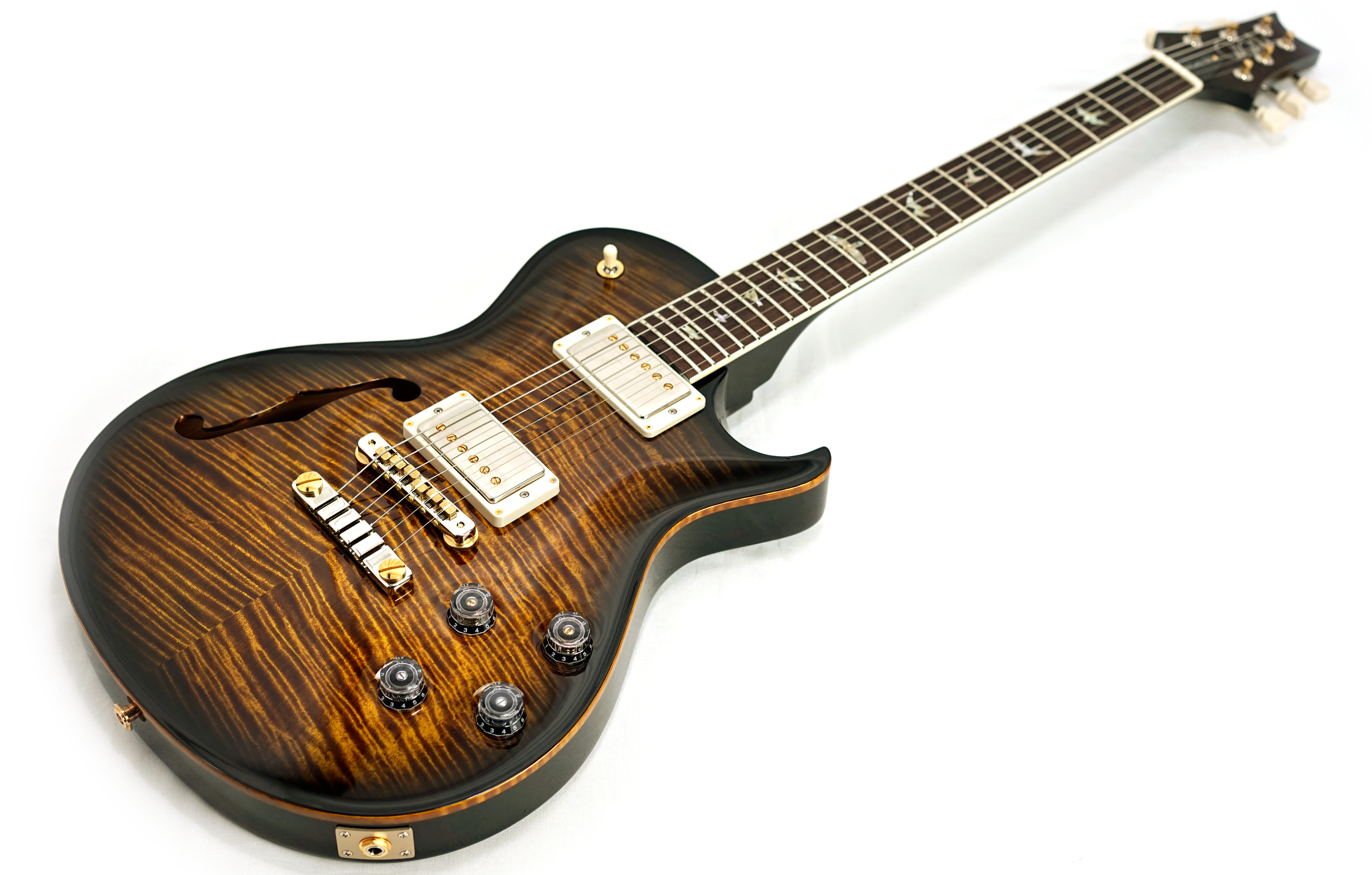 PRS Limited Edition McCarty Singlecut 594 Semi Hollow Black Gold 