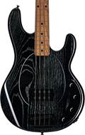 Music Man Sterling Ray34 Ashwood Black White Grains