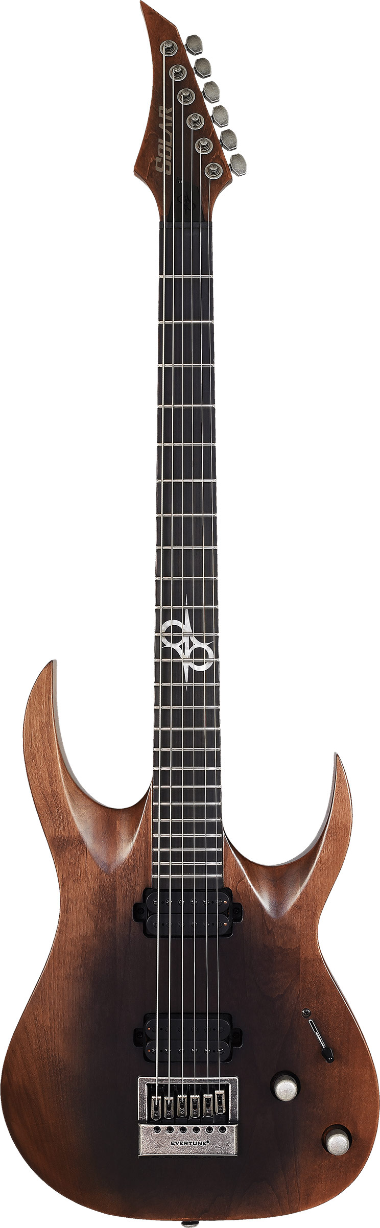 Solar Guitars A1.6D-27 LTD Baritone Natural Matte Aged