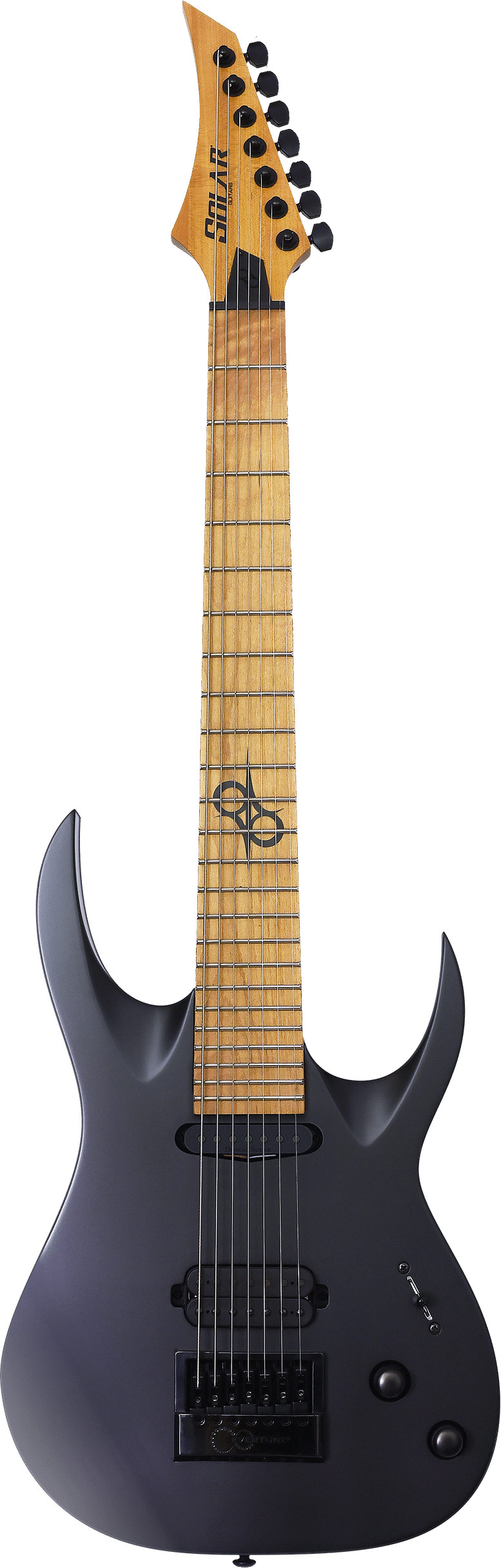 Solar Guitars AB1.7C Carbon Black Matte | Guitarguitar