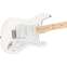 Squier Affinity Strat Olympic White Maple Fingerboard Front View
