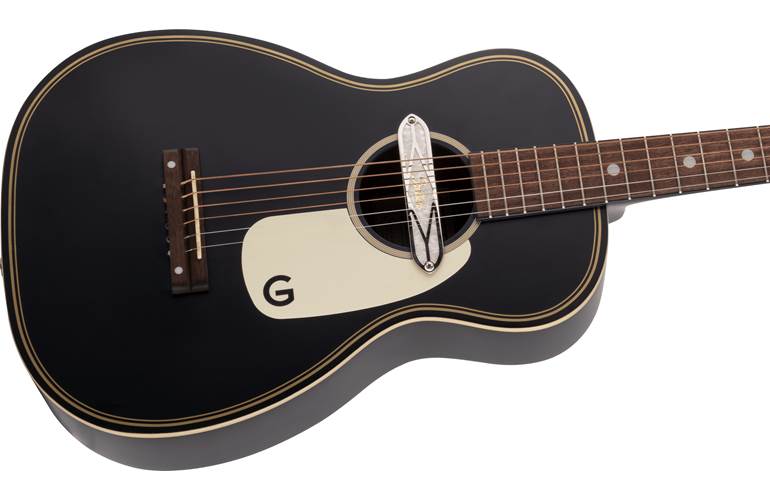 Gretsch G9520E Gin w/ Deltoluxe Pickup Smokestack Black Gretsch G9520E Gin w/ Deltoluxe Pickup Smokestack Black