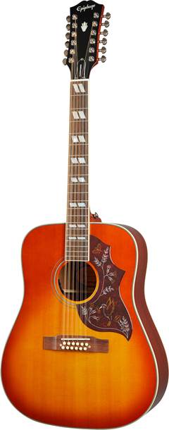 Epiphone Inspired by Gibson Hummingbird 12-String Aged Cherry Sunburst Gloss