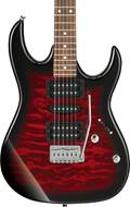 Ibanez GRX70QA-TRB Transparent Red Burst