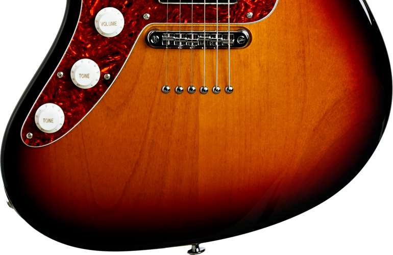 Suhr Classic JM 3 Tone Burst HH Tone Pros TP6 Rosewood Fingerboard Left Handed Suhr Classic JM 3 Tone Burst HH Tone Pros TP6 Rosewood Fingerboard Left Handed
