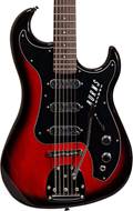 Burns Short Scale Jazz Six Bass Red Burst