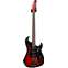 Burns Short Scale Jazz Six Bass Red Burst Front View