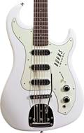 Burns Short Scale Jazz Six Bass Shadows White