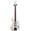 Burns Short Scale Jazz Six Bass Shadows White Front View