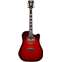 D'Angelico Premier Bowery Trans Black Cherry Burst Front View