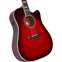 D'Angelico Premier Bowery Trans Black Cherry Burst Front View