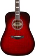 D'Angelico Premier Lexington Trans Black Cherry Burst