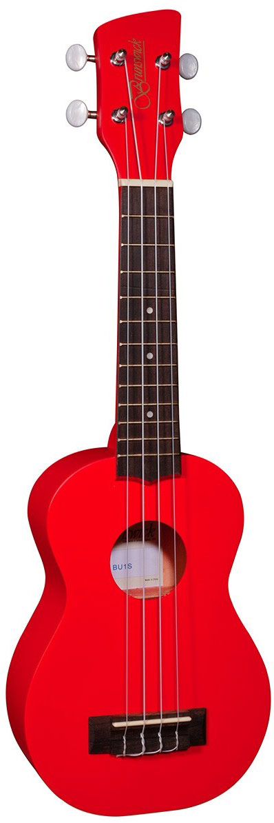 Brunswick BU1S Soprano Ukulele Red