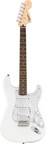 Squier Affinity Strat Arctic White with White Pearl Guard