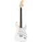 Squier Affinity Strat Arctic White with White Pearl Guard Front View
