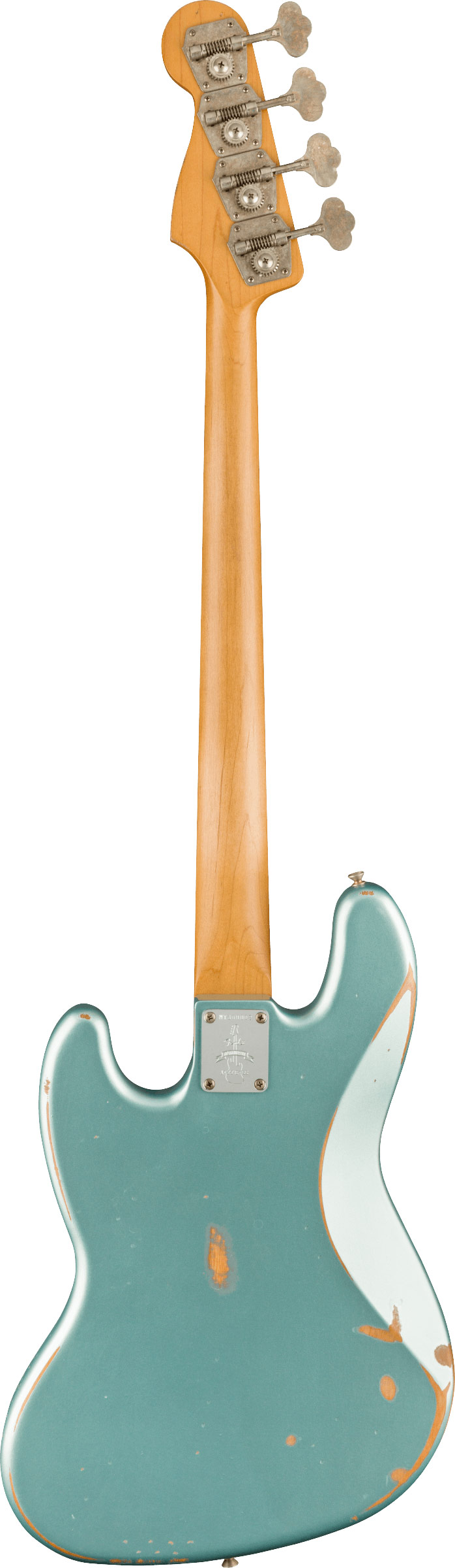 Fender Vintera 60th Anniversary Road Worn 60s Jazz Bass Firemist Silver Pau Ferro Fingerboard