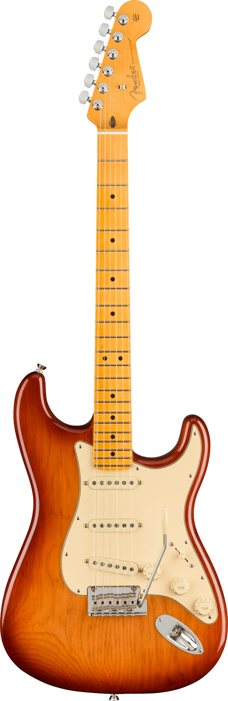 fender american professional stratocaster sienna sunburst