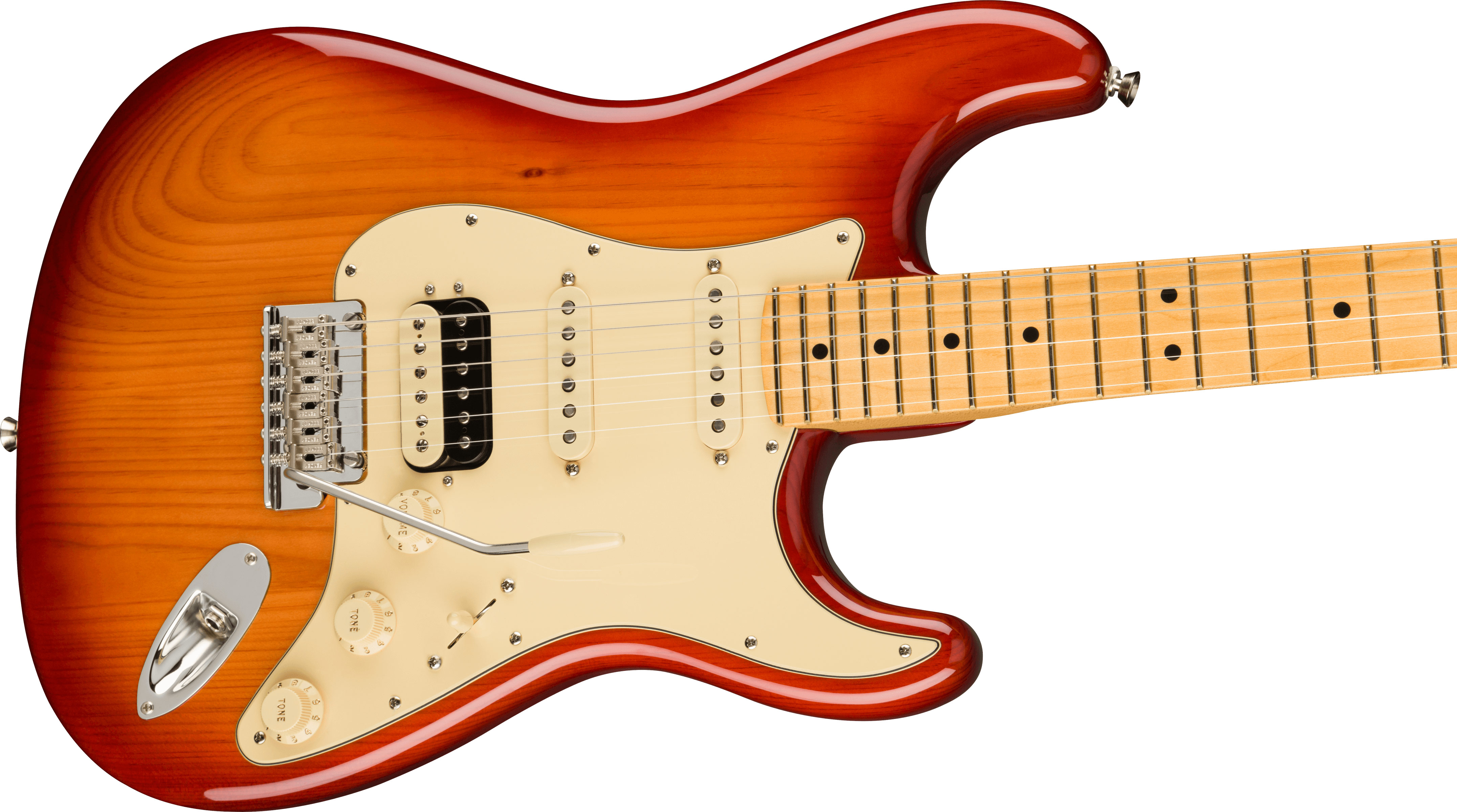 american professional stratocaster sienna sunburst