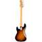 Fender American Professional II Precision Bass 3 Tone Sunburst Maple Fingerboard Back View