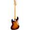 Fender American Professional II Jazz Bass 3 Tone Sunburst Rosewood Fingerboard Back View