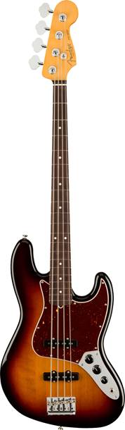 Fender American Professional II Jazz Bass 3 Tone Sunburst Rosewood Fingerboard