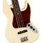 Fender American Professional II Jazz Bass Olympic White Rosewood Fingerboard Front View