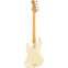 Fender American Professional II Jazz Bass Olympic White Maple Fingerboard Back View