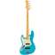 Fender American Professional II Jazz Bass Miami Blue Maple Fingerboard Left Handed Front View