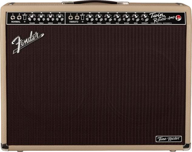 Fender Tone Master Twin Reverb Blonde 2x12 Combo Solid State Amp