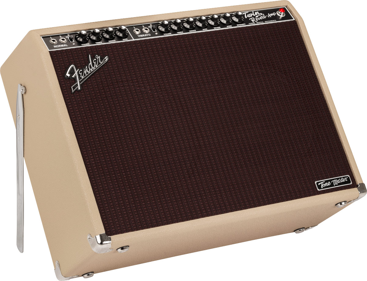Fender Tone Master Twin Reverb Blonde 2x12 Combo Solid State Amp