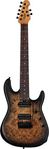 Music Man Sterling Jason Richardson Signature Cutlass 7-String Natural Poplar Burl Burst