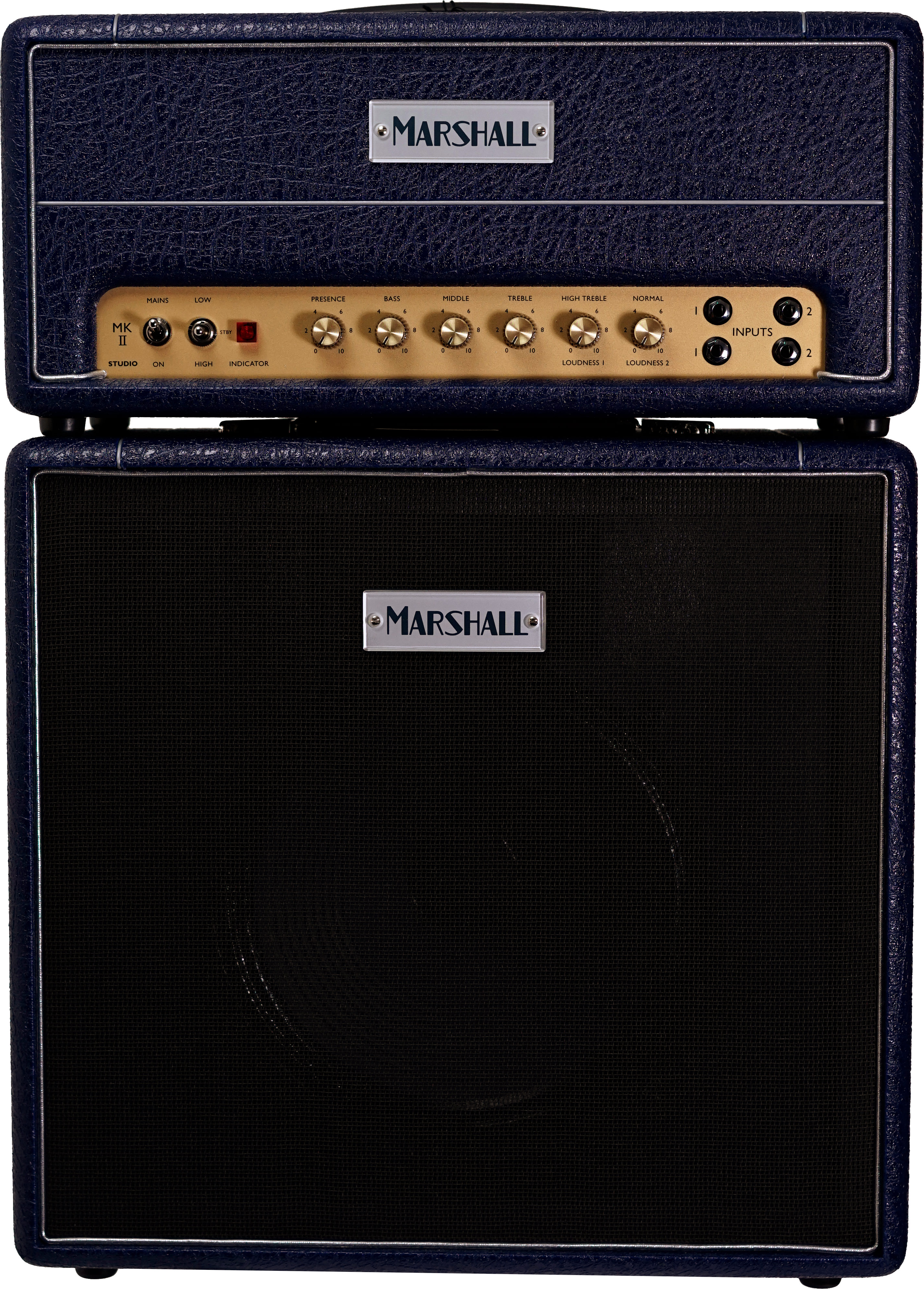 Marshall Design Store SV20H Studio Vintage 1959SLP Head Blue Elephant Grain  with 1x12 Cab | guitarguitar