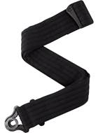 D'Addario Auto Lock Guitar Strap (Black Padded Stripes)
