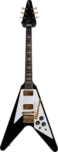Gibson Custom Shop 69 Flying V Jimi Hendrix Ebony Aged Gold Hardware #69092
