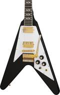 Gibson Custom Shop 69 Flying V Jimi Hendrix Ebony Aged Gold Hardware