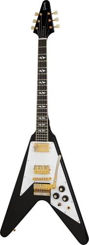 Gibson Custom Shop 69 Flying V Jimi Hendrix Ebony Aged Gold Hardware
