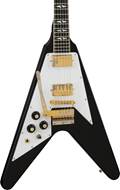 Gibson Custom Shop 69 Flying V Left Jimi Hendrix Ebony Aged Gold Hardware