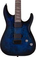 Schecter Omen Elite-6 See-Thru Blue Burst