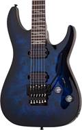 Schecter Omen Elite-6 FR See-Thru Blue Burst