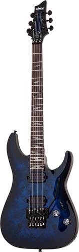 Schecter Omen Elite-6 FR See-Thru Blue Burst