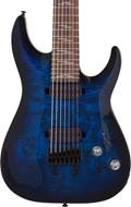 Schecter Omen Elite-7 See-Thru Blue Burst