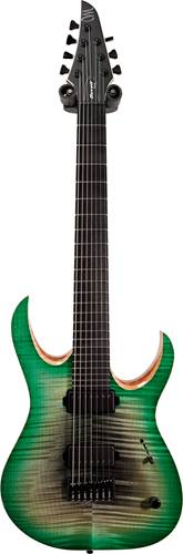 Mayones Duvell Elite 7 Galaxy Eye Green 4A Flame Maple