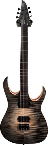 Mayones Duvell Elite 6 Graphite Burst 4A Flame Maple