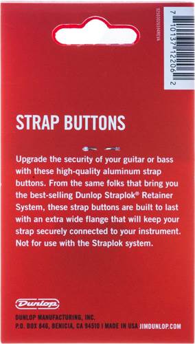 Dunlop Strap Buttons Pack of 2 Dunlop Strap Buttons Pack of 2