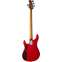 Music Man Sterling 4 HH Scarlet Red Roasted Maple Fingerboard Back View