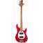 Music Man Sterling 4 HH Scarlet Red Roasted Maple Fingerboard Front View